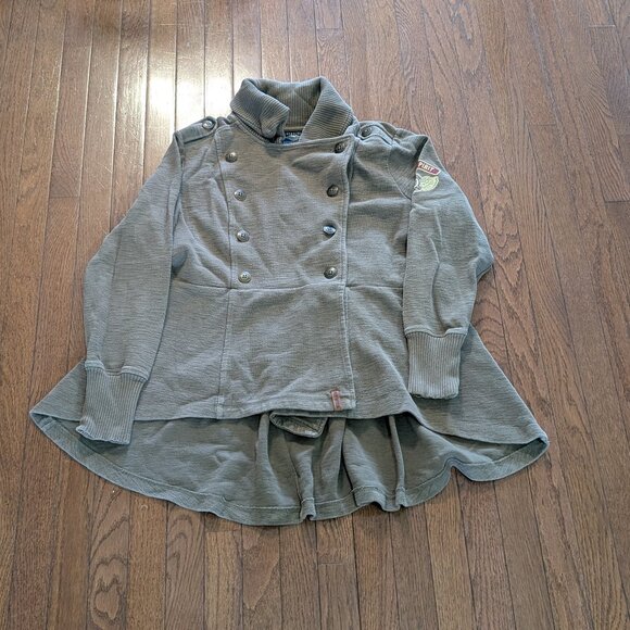 Harley-Davidson Women's Pleated Double Breasted Peacoat - Size L - Picture 1 of 7